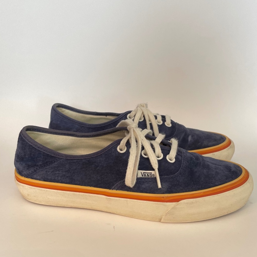 Vans Retro Rainbow Authentic SF Sneakers Blue Suede